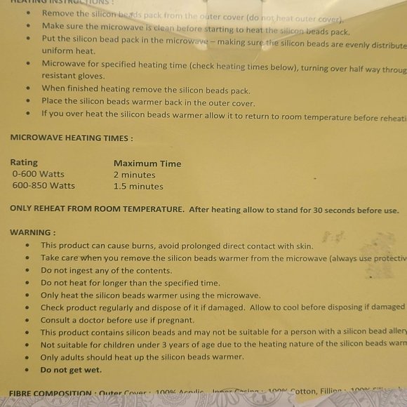 Cosy Owl Microwable Hottie - Picture 7 of 8